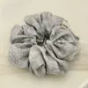 Scrunchie Retro Estampado Estilo Coreano para Mulheres, Fresco e Simples, com Toque de Luxo, Adequado para Penteados Presos, Elástico de Rabo de Cavalo da Moda, Acessório de Cabelo