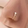Aros de Nariz Ecológicos, Clips para Orejas, Aretes sin Perforación, Brazaletes para Orejas Únicos, Aretes de Presión, Aretes Coreanos de Moda Callejera Geniales, Simples