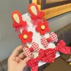 Grampo de Cabelo Flor Laço Fofo Estilo Coreano Acessório de Cabelo para Meninas Pequenas, Presilha para Franja, Grampo de Cabelo para Crianças, Não Danifica o Cabelo, Acessório de Cabelo para Meninas