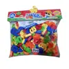 Hongtai Floco de Neve Tubo de Água Divertido Homemzinho Macio Blocos de Construção Brinquedo DIY Infantil Barraca de Venda Quente