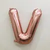 Globos de Letras de 32 pulgadas en Dorado, Plateado, Oro Rosa, Alfabeto Inglés A-Z Globo de Papel de Aluminio Decoración, Venta al por Mayor de Globos Transfronteriza