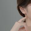 Brincos de Haste Pequenos e Delicados com Contas Estilo Japonês e Coreano Simples Versátil Elegante Brincos de Verão Femininos