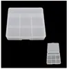 Caja de almacenamiento de plástico PP multicapa compartimentada para tornillos y clavos, exhibición de muestras, montable en pared, caja con espacio ajustable, caja de medicinas portátil