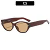 Gafas de Sol Estilo Nuevo Europeo y Americano Personalidad Ojo de Gato Retro Versátil Estilo Callejero Moda para Mujer Protección Solar al Aire Libre Ciclismo Gafas de Sol Transfronterizas