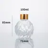 Botella Aromaterapia Transparente Sencilla, Botella Vacía con Alto Valor Estético, Vaso Vacío para Dormitorio y Casa de Huéspedes, Botella de Vidrio sin Llama de Gama Alta, Botella Vacía
