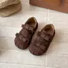 Zapatos de Cuero Estilo Coreano para Niños Primavera y Otoño Zapatos de Princesa para Niños Suela Suave Zapatos Bebé tipo Birkenstock Zapatos Individuales para Niña Pequeña