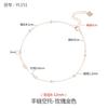 Pulsera de plata de ley 925 para mujer, estilo japonés y coreano, soporte vacío para abalorios redondos DIY, soporte para pulsera con incrustación de ámbar de cera de abeja
