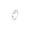 Anillos de Mejores Amigas Pareja Lazo de Ensueño para Mujer Lujo Ligero Nicho Gama Alta Anillo Abierto Regalo para Hermanas