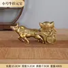 Adornos de Caballo de Latón, Lingotes Tirados por Caballos, Artesanías de Riqueza Tiradas por Caballos, Decoración del Hogar, Adornos de Caballo del Zodiaco, Lingotes Tirados por Bueyes