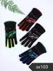 Luvas para adultos transfronteiriços Luvas quentes de tela sensível ao toque Esqui ao ar livre para motocicleta Luvas esportivas espessas forradas de lã
