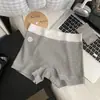 5026 Calcinha Boxer Feminina Pequena 10A Algodão Puro Antibacteriano no Gancho Cobertura Total Sem Costura Não Aperta Calcinha Quatro Cantos Dois em Um