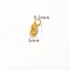 Acessórios Banhados a Ouro com Retenção Forte de Cor Joias DIY Conector Dourado Antigo Fivela em S Cordão de Pulseira Fecho de Colar Fecho Cauda de Peixe