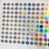 En stock etiqueta láser de control de calidad QCPASSED etiqueta de inspección de calidad diámetro 10 mm impresión de etiquetas personalización