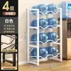 Estante para Cubetas de Agua Pura Oficina Soporte para Garrafones de Agua Almacenamiento de Cubetas de Agua Mineral de Gran Capacidad Multicapa Junto al Dispensador de Agua