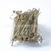 Venta al por mayor de fábrica letrero de anillo de cuerda desechable 100 uds./paquete letrero de fruta de calabaza de azúcar de moda red social palo de bambú rojo verde negro