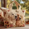 2026 Nueva Serie Transfronteriza de Cachorros Estampado Digital Bolso de Hombro Acolchado de Moda