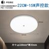 Luz de teto LED para escada de casa, garagem, corredor externo, corredor, luz de teto com controle de voz, corredor, luz de teto com sensor de presença humana, luz de indução por radar