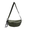 Bolsa transversal feminina, estilo coreano, bolsa niche casual tipo bolinho, tecido Oxford, à prova d'água, viagem ao ar livre, bolsa de ombro feminina, transfronteiriça