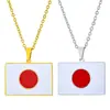 Collar Colgante Geométrico Japonés de Acero Inoxidable Transfronterizo para Hombres y Mujeres Moda Estilo Casual Joyería Personalizada con Goteo de Aceite Cadena para Suéter