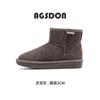 Botas de Nieve Augusden para Mujer, Botines, Nuevo Modelo de Invierno 2026, Forradas de Borrego y Engrosadas, Botines con Suelas Gruesas, Zapatos de Algodón para Mujer