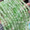 Cuentas sueltas de turmalina y calcedonia de 8 mm, cuentas redondas Morgan, cuentas de cristal rosa, cuentas redondas de aguamarina, jade flor de durazno, accesorios para collares DIY.