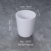 Taza de café de plástico de imitación de porcelana anticaída, taza de leche, olla caliente para hotel, tienda comercial, taza de mesa de melamina blanca, taza de té