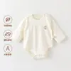 Mameluco de Otoño para Bebé con Mangas Largas y Forro Polar, Ropa de Una Pieza para Recién Nacidos para Otoño e Invierno
