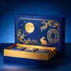 Caja de Regalo de Pasteles de Luna del Festival de Mediados de Otoño Caja de Papel Personalizada Caja de Regalo Empresarial Caja Vacía Tapa y Base de Empaque Caja tipo Cajón Personalización