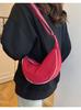 2026 Bolso Cruzado de un Solo Hombro Estilo Japonés Simple Gran Capacidad Versátil Bolso Cruzado Nicho de Gama Alta Elegante Bolso de Dumpling para Mujer