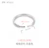 Anillo de plata esterlina S925 soporte vacío para anillo cuentas de tarjeta directa cuentas sueltas con cuentas accesorios de oro de 18 quilates materiales hechos a mano para bricolaje