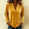 Otoño 2026 Europa América Transfronterizo Amazon Estación Independiente Moda Ropa de Mujer Nuevo Estilo Color Sólido Cuello de Muñeca Manga Larga Sexy Terciopelo