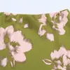 Ins Transfronterizo Europeo y Americano 2026 Nueva Moda Elegante Ropa para Mujer al por Mayor Falda Elástica Estampada Tie-Dye Corte al Sesgo