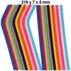 Pajitas de Silicona 215*7*5mm Pajitas de Silicona Libres de BPA a través de la Empresa del Reino Unido Prueba SGS
