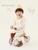 Nuevo Conjunto de Pijamas Térmicos Divididos de Algodón para Bebés Niños y Niñas Ropa de Casa Cálida Otoño e Invierno Clase A