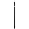 Poste telescópico de aleación de aluminio para toldo de exterior, ajustable, de 2,6 m a 3 m, con soporte para puerta de tienda de 3 secciones y puntal portátil de 30 mm de grosor.
