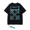 Venta al por mayor Dropshipping Camisetas de manga corta con diseño de marca de moda, Degradado de Flecha Disolvente, Estilo Tinta Salpicada Cielo Estrellado, Ropa para Parejas