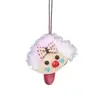 Pacote de Materiais para Pingente de Casca de Fruta Natural Cachorro Pingente de Casca de Fruta Feio Fofo Boneca de Casca de Fruta Kit DIY Artesanal Pacote de Materiais