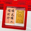 Ocho Santos Patronos, Buda Guardián del Zodiaco Tarjeta Dorada, Tarjeta Amuleto del Zodiaco, Pegatina para Teléfono Móvil con Lámina de Oro, Regalo para Evento en Vivo