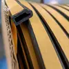 Fabricante de Tira de Vedação de Espuma Tipo D Tira de Vedação de Esponja Autoadesiva Retardante de Chama Semicircular Tira de Vedação de Borracha EPDM