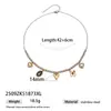 Taina Moda Transfronteriza Estilo Nuevo Fresco y Dulce Fruta Limón Flor Hoja Colgante Cadena Collar Ajustable para Mujer