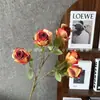 Flores Artificiales con 5 Cabezas, Rosas Burbuja, Rosas Pequeñas de Copo de Nieve, Decoración de Salón de Bodas, Arreglo Floral, Exhibición de Ventana para el Hogar, Flores Falsas