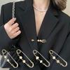 Pin de Cintura Cambio de Cintura de Pantalón Pequeño Artefacto Ropa Fija Broche Anti-deslizamiento Hebilla Ajustable de Cintura de Falda Pantalones Hebilla Ajustable
