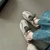 Tênis de Treino Alemão Retro Respirável Antiderrapante da Moda Feminino 2026 Outono Novo Versátil Casual Esportivo Cadarço Color Blocking