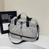 Bolsa de Fitness con Separación Húmedo/Seco para Hombres y Mujeres, Bolsa de Viaje para Viajes Cortos de Negocios, Bolsa de Equipaje Simple y Casual con Compartimento Grande para Zapatos