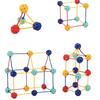 Cuentas de Variedad 3D Juguete de Geometría Tridimensional Bloques de Construcción Cuentas de Partículas Ensambladas Juguetes Educativos para Niños y Niñas