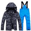 Nuevo Traje de Esquí para Niños Traje para Niñas Niños Medianos y Grandes Traje Exterior Engrosado Pantalones Cálidos de Invierno
