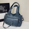 Bolso de Mano Retro Transfronterizo para Mujer Nuevo Casual para Viaje de Negocios Gran Capacidad Bolso de Hombro para Mujer Cuero Suave Bolso de Madre Bolso Tote