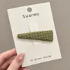 Pinza de Pelo de Lana con Flor Estilo Coreano para Mujer Pinza Lateral para Flequillo Adorno para el Cabello Otoño/Invierno Pinza de Alta Gama Pinza BB para Pelos Sueltos