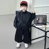 Chaqueta de Cuero de Otoño para Niños 2026 Estilo Nuevo Streetwear Genial Chaqueta de Motocicleta de Primavera y Otoño para Niños Pequeños