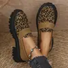 Nuevos Mocasines Bajos de Cuero de Estilo Británico para Mujer, Otoño 2024, de Bajo Tacón, sin Cordones, Caña Baja, Tallas Grandes, Zapatos de Cuero Transfronterizos
